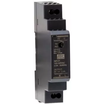 Meanwell MW HDR-15-24 – hakkuriteholähde DIN-kiskoon 15,2 W 24 V 0,63 A