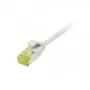 RJ45-verkkokaapeli, CAT6A 500 MHz, 0,15 m, harmaa, U/FTP, Slimline-pyöreä kaapeli d=3,8 mm, TPE/LSZH (Superflex), AWG32, Cat.7-raakakaapelilla, Synergy 21 (S217300V3)