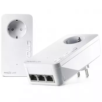devolo Magic 2 LAN triple Powerline -aloituspakkaus Powerline jopa 2 400 Mbit/s, 3x Gigabit LAN (yksikköä kohti)