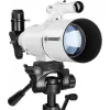 Bresser Optics CLASSIC 70/350 refraktori 140x musta, valkoinen
