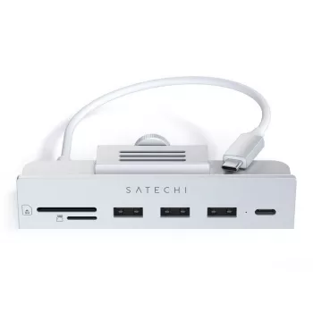 Kannettavan tietokoneen telakka / porttitoistin Satechi ST-UCICHS USB 3.2 Gen 1 Type-C, USB-A-liitännät, SD/MicroSD, hopea