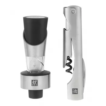 ZWILLING Sommelier viinivälinesarja — suorakaiteen muotoinen kotelo 100×190×42 mm, 2 kpl