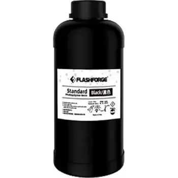 3D-tulostushartsi Flashforge UV/LCD Standard musta 1 L, 405 nm kovettumisaallonpituus