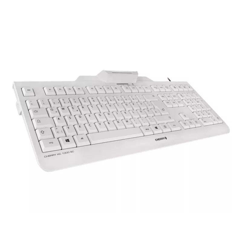CHERRY KC 1000 SC langallinen älykorttinäppäimistö vaaleanharmaa USB QWERTY UK