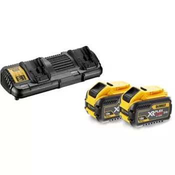 DCB132 Flexvolt sarja - 2 x DCB547 18V/54V 9,0Ah akut