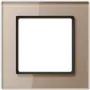 Seinäkatkaisijan peitelevy JUNG AC 581 GL CH samppanjalasi 84×84 mm