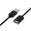 USB-jatkokaapeli AM-AF 1,8 m musta