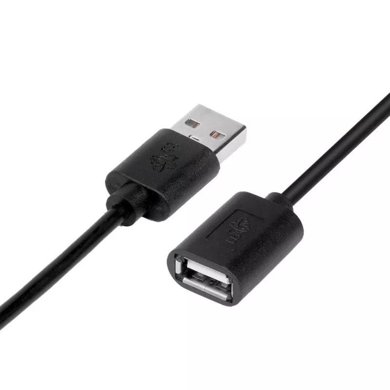 USB-jatkokaapeli AM-AF 1,8 m musta