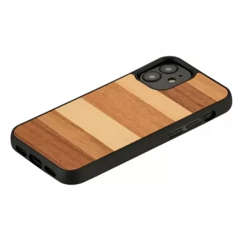 Man and wood -suojakotelo älypuhelimelle iPhone 12 mini – musta