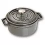 Staub 40509-474 pyöreä cocotte 12 cm grafiitinharmaa valurauta
