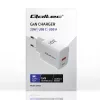 GaN-laturi QOLTEC 51823 20W USB-virtalähde, 5V/20V lähtö