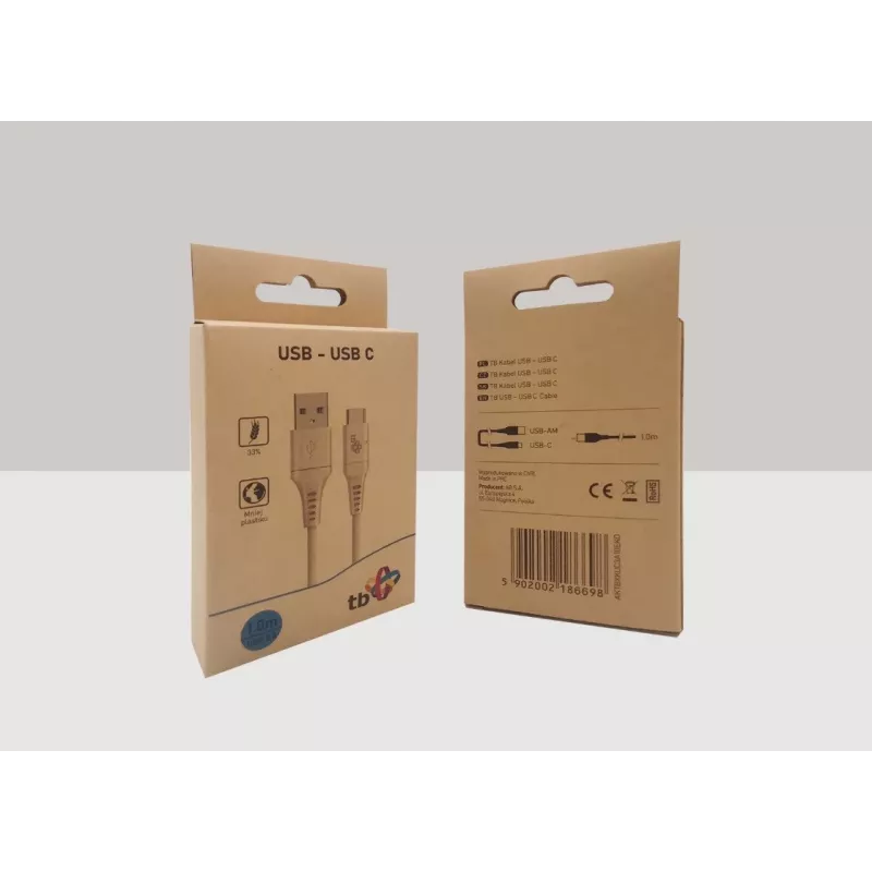 TB Touch Eco Friendly USB A 2.0 - USB C -kaapeli