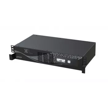 Rack-asennettava UPS Infosec X4 2000 RM Plus 2 kVA / 1200 W, 10 pistorasiaa tyyppi F, LCD, Line-Interactive