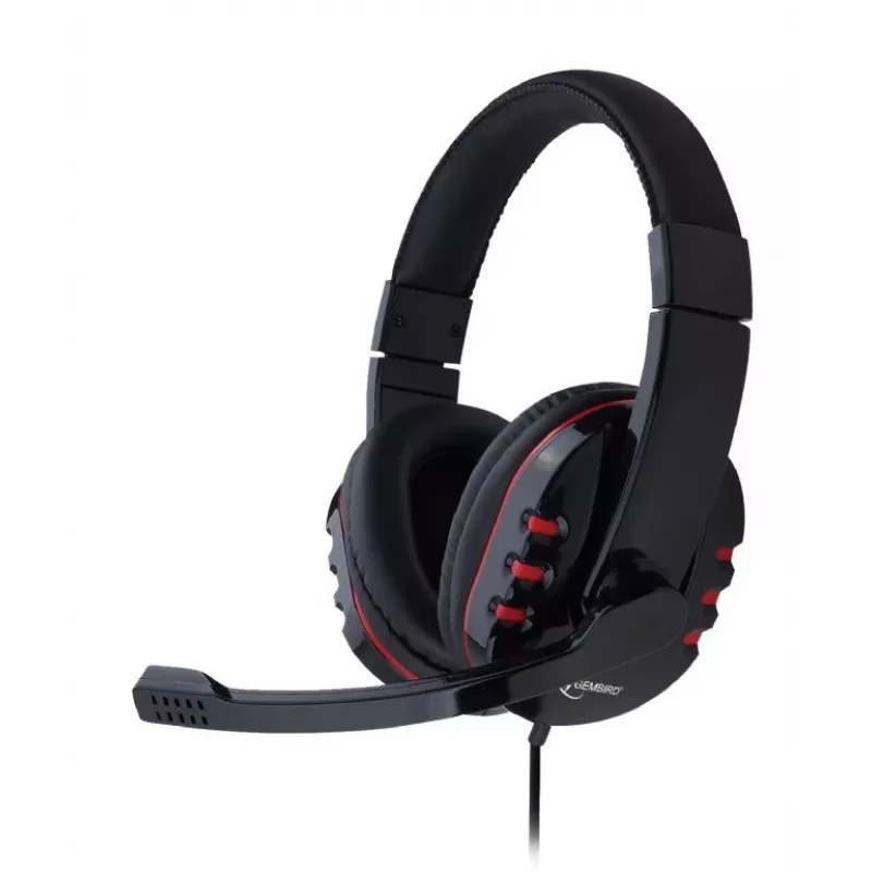 Gembird GHS-402 kuulokkeet/headset langallinen sankamalli pelikäyttöön musta