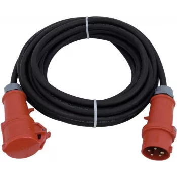 Jatkojohto PSSO 10 m 16 A 5x2,5 mm² CEE, punainen