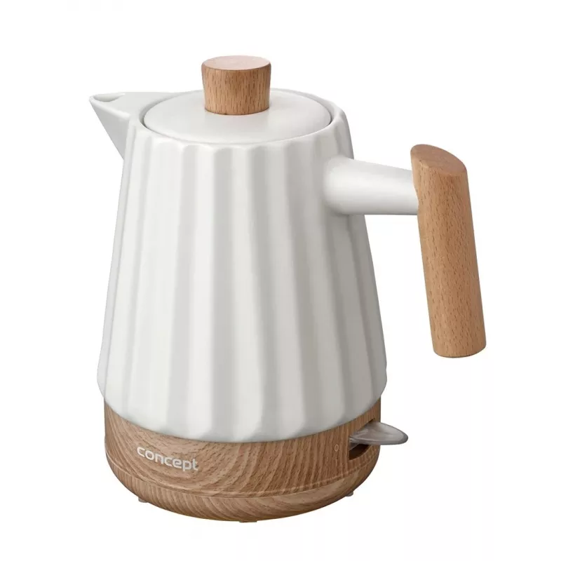 Concept RK0090 keraaminen vedenkeitin 1,5 l valkoinen