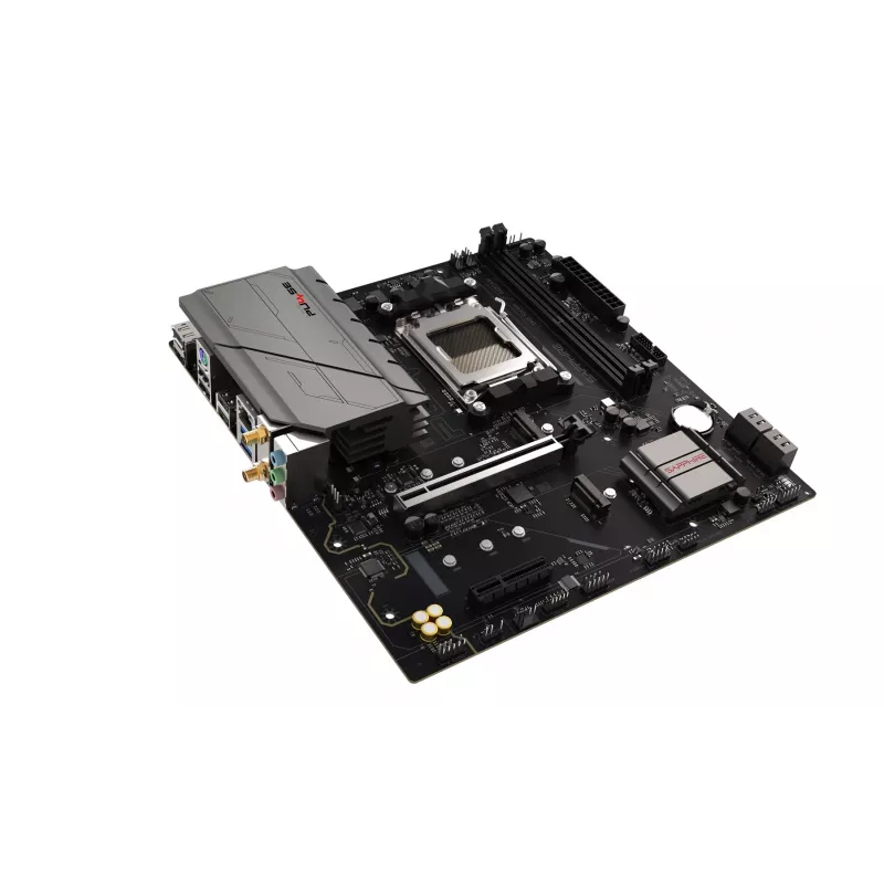 Emolevy Sapphire PULSE A620AM (microATX) kanta AM5, AMD A620A, DDR5, 2x DIMM, 64 GB, 2x M.2, Gigabit LAN