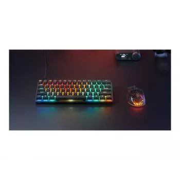 Mekaaninen näppäimistö STEELSERIES Apex Pro Mini Gen 3 US – 65 % asettelu, RGB, hot-swap-kytkimet