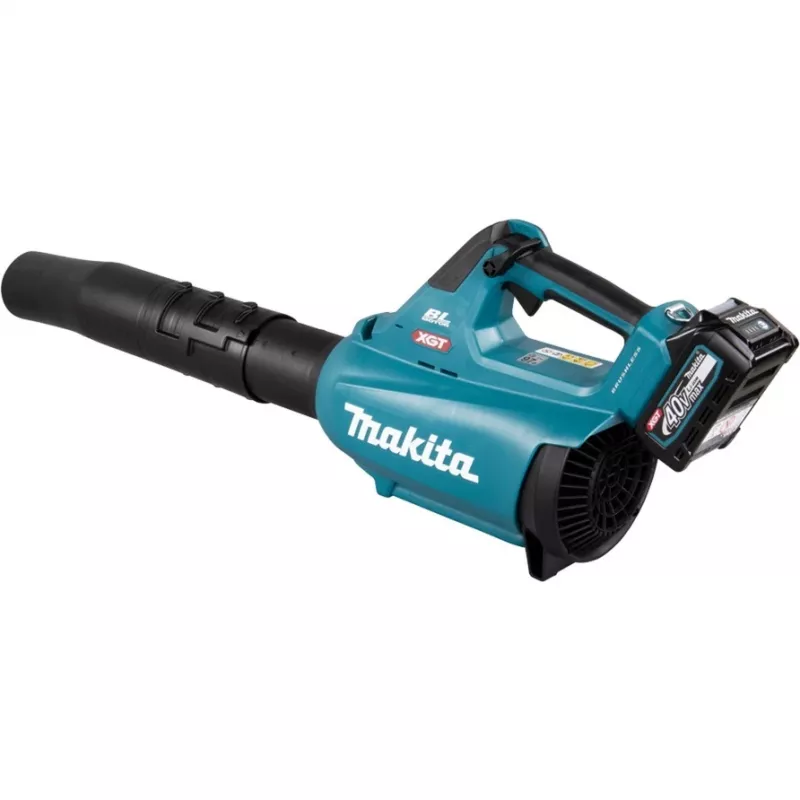 Makita UB001GM101 XGT akkukäyttöinen lehtipuhallin, 40 V, 4,0 Ah:n akku