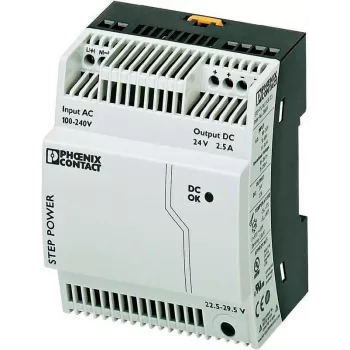 Phoenix STEP-PS/ 1AC/24DC/2.5 virtalähde 60 W harmaa (2868651)