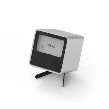 Dial-ohjain Streacom VU1-Dial hopea USB Type-C — kiertosäädin järjestelmän tuulettimille, RGB- ja äänenohjaukseen