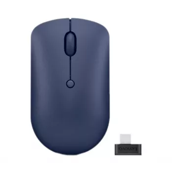 Lenovo 540 RF langaton optinen hiiri, molempikätinen, 2400 DPI, 2,4 GHz USB-C-vastaanotin, sininen
