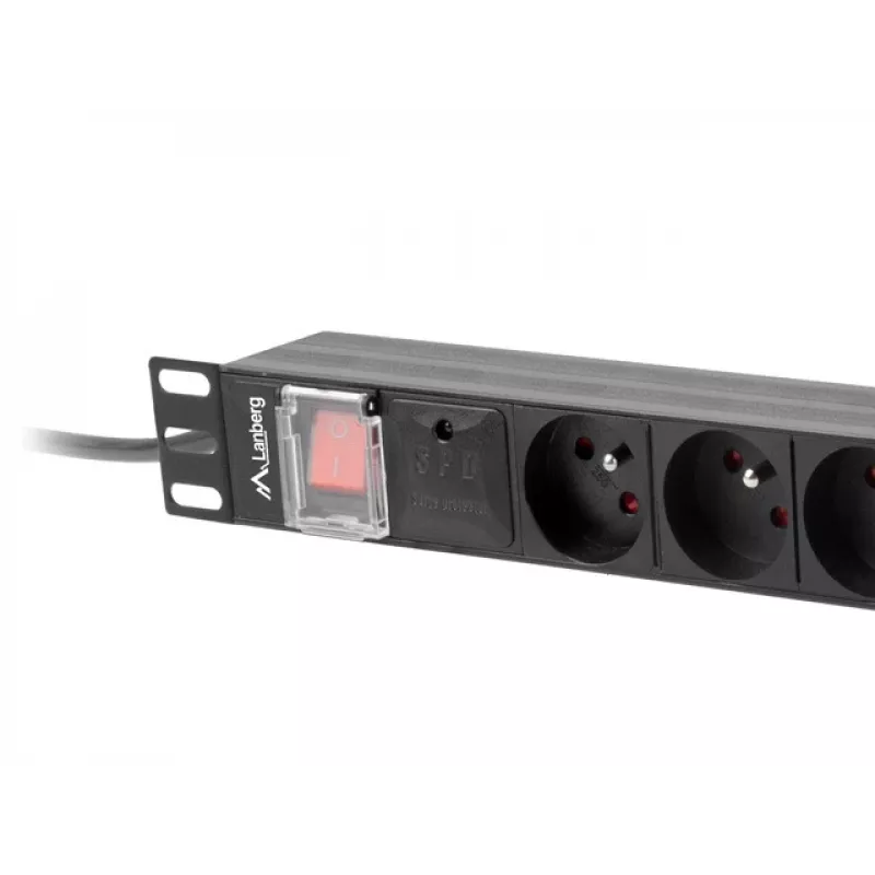 Jatkopistorasia Lanberg PDU-08E-0200-BK