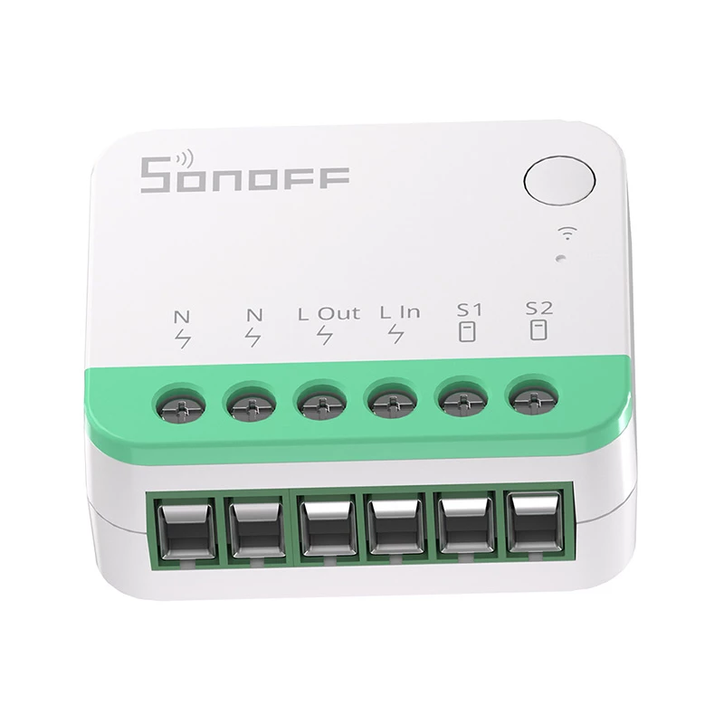 Sonoff MINIR4M Matter älykäs WLAN-minikytkin (HomeKit, SmartThings, Home Assistant).