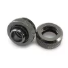 XSPC liitin G1/4 - 14 mm hardtube, musta kromi - 8 kpl