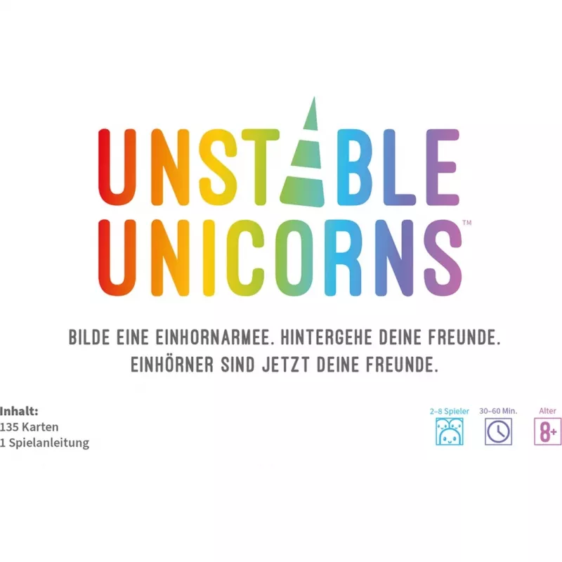 Unstable Unicorns, korttipeli