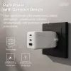 Seinä USB-laturi DIGITUS DA-10303 67W GaN, 2× USB-C + 1× USB-A, 100–240V, valkoinen