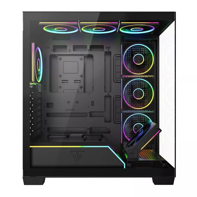 Modecom Volcano Stellar Plus ARGB Midi 8F musta