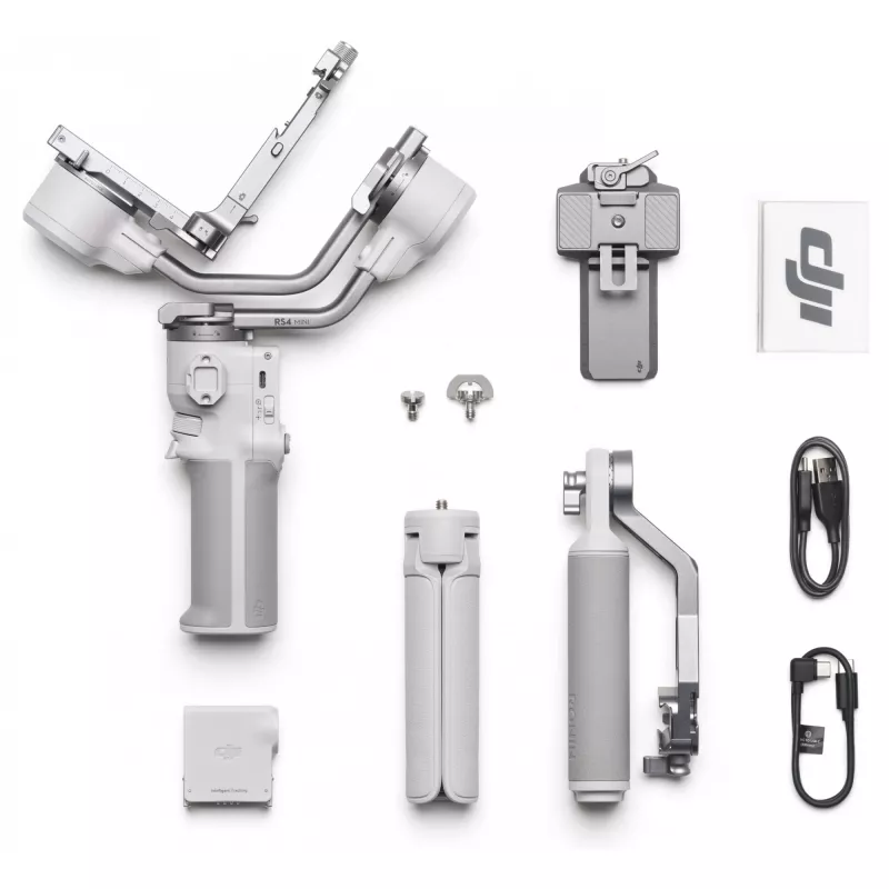 Gimbal-vakain DJI RS 4 Mini Combo — kompakti kevyt käsivakain peilittömille kameroille