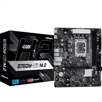 ASRock B760M-H2/M.2 DDR5 LGA1700 Micro-ATX -emolevy