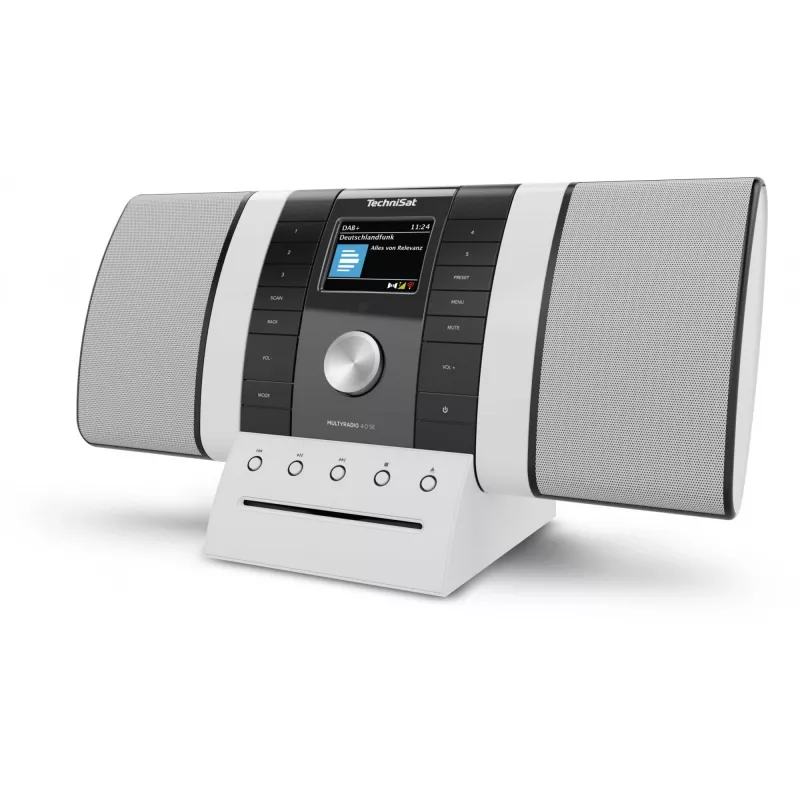 Kannettava radio TECHNISAT Multyradio 4.0 SE musta/valkoinen Bluetoothilla ja USB:llä