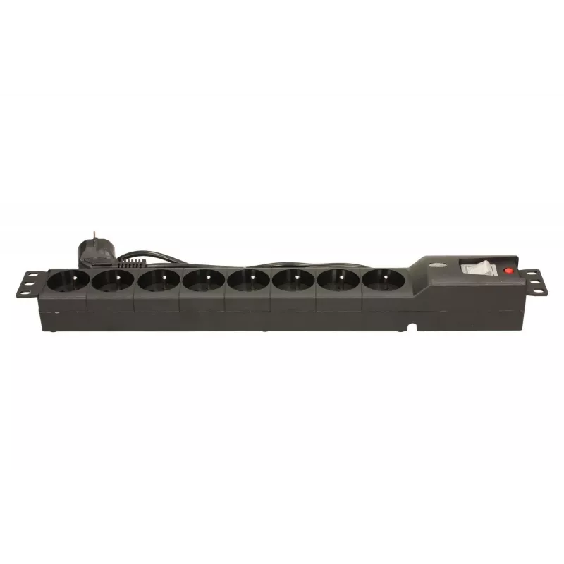 LESTAR LXARM 810 G-A K.:CZ 1,5M 19PDU musta 8 AC-pistorasiaa 230 V 1,5 m