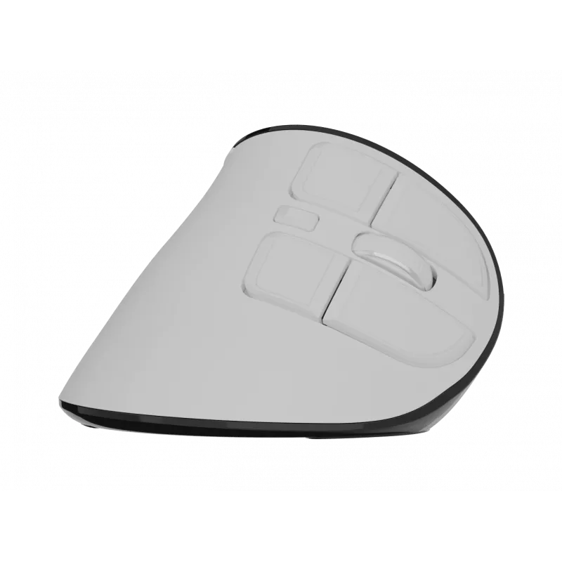 Langaton pystyhiiri NATEC Euphoniе Pro Bluetooth 5.0, 4000 DPI, ohjelmoitava, hiljainen, valkoinen