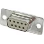 Kaapeliliitin Harting 09 67 209 4704 D-Sub 1, harmaa metalli, PBT-kotelo