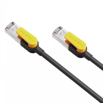 Verkkopatchkaapeli CABLETIME Cat7 S/STP 0,5 m, musta