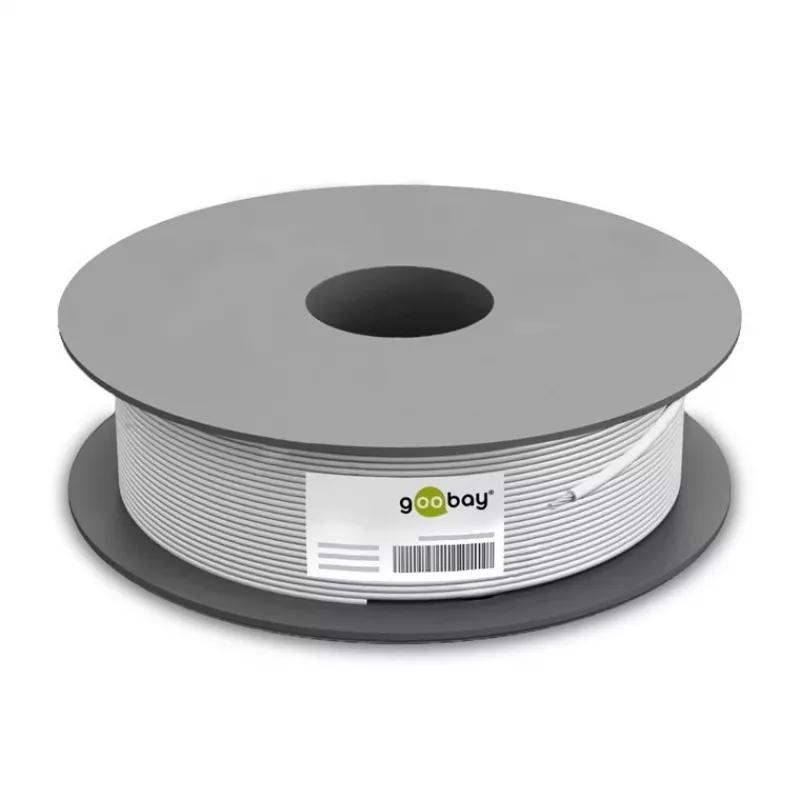 Verkkokaapeli Goobay CAT 6 U/UTP 100 m musta