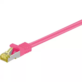 Verkkokaapeli Goobay RJ-45 CAT7 2 m magenta S/FTP