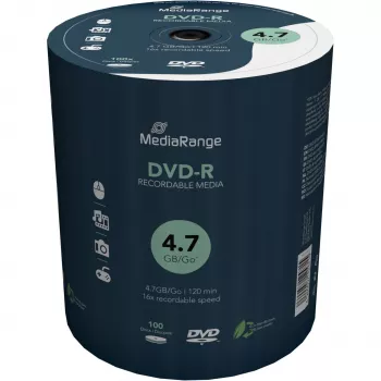 MediaRange MR442 DVD-aihiot 4,7 GB DVD-R 100 kpl