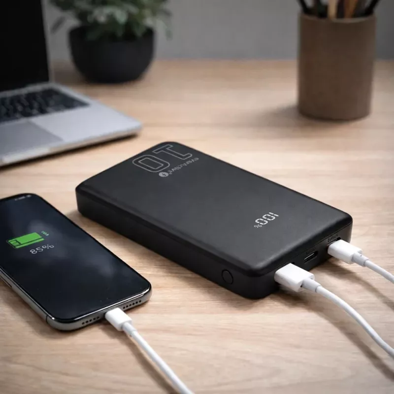 Kannettava varavirtalähde everActive EB-11QB 10 000 mAh, 2× USB-C 20W (QC4.0)