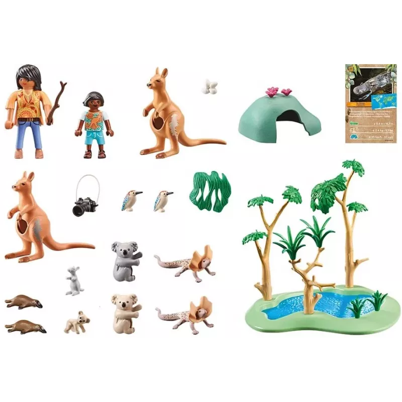 Wiltopia 71624 australialaiset eläimet figuurisarja