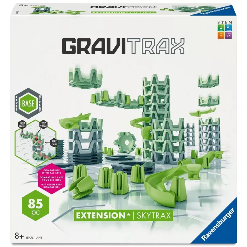 Kuularata Ravensburger GraviTrax laajennus Skytrax 8-vuotiaasta
