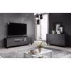 Cama Sideboard 2D REJA grafiitinharmaa kiiltävä/grafiitinharmaa kiiltävä