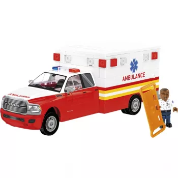 Rakennuslelu Cobi RAM 3500 Ambulance malli 24609 rakennuspalikkasarja