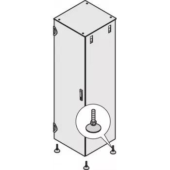 Schroff 23130079 säätöjalkasarja, 4 kpl