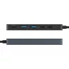 Hyper HyperDrive Flex HD4101BKGL 5-porttinen USB-C-keskitin (2x USB-A, 1x USB-C, 1x HDMI), musta