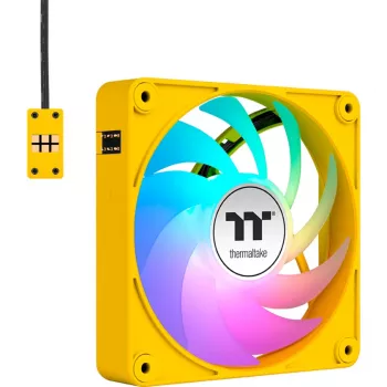 Thermaltake CT140 EX ARGB 140 mm keltainen 3 kpl:n pakkaus kotelotuuletin